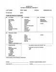 Inventory Patient Personal Property Form