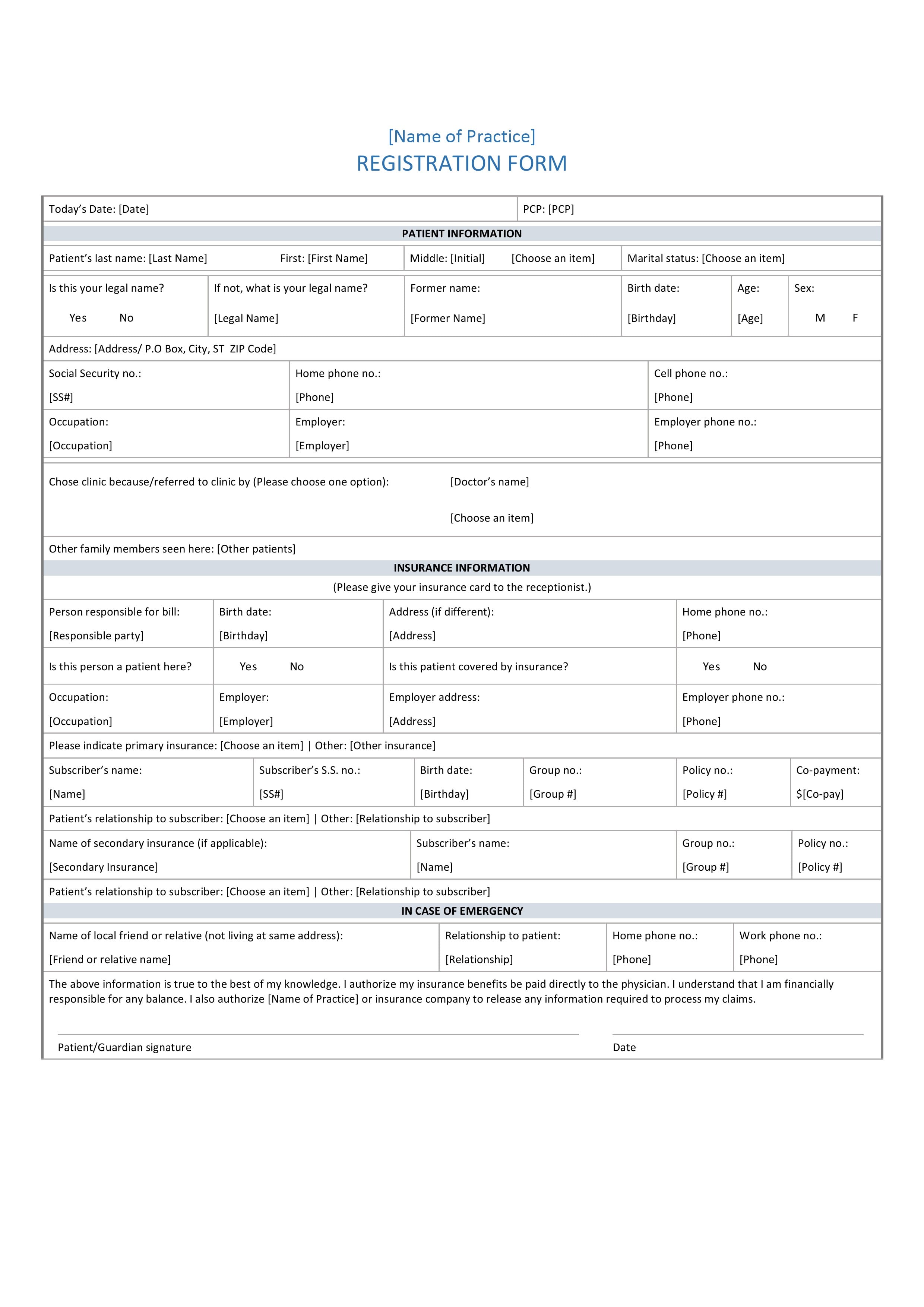 Release Of Medical Records Form Kaiser