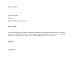 Sample Letter of Resignation