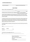 Montana Bill of Sale Template