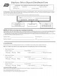 adp change direct deposit form