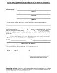 Alabama Termination of Month-To-Month Tenancy Notice