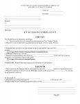 Florida Eviction Complaint