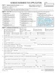 Kansas Business Tax Application